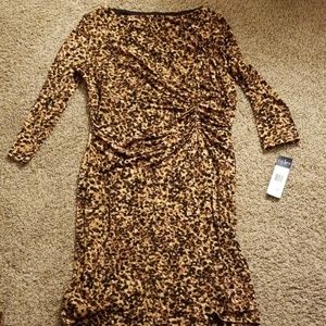 Leopard print dress